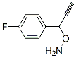 Hydroxylamine, O-[1-(4-fluorophenyl)-2-propynyl]- (9CI) Structure