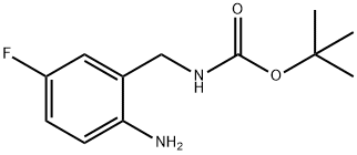 N-[(2-氨基-5-氟苯基)甲基]氨基甲酸叔丁酯,756839-26-6,结构式