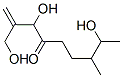 1,3,8-Trihydroxy-7-methyl-2-methylene-4-nonanone 结构式