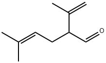 2-Isopropenyl-5-methylhex-4-enal,75697-98-2,结构式