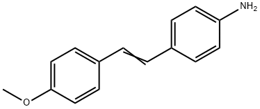 4-氨基-4'-甲氧基二苯乙烯,7570-37-8,结构式