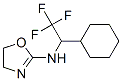 (-)-N-(1-cyclohexyl-2,2,2-trifluoroethyl)-4,5-dihydrooxazol-2-amine Struktur