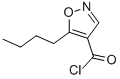 4-Isoxazolecarbonyl chloride, 5-butyl- (9CI) 化学構造式