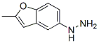 Hydrazine,  (2-methyl-5-benzofuranyl)- Structure