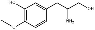 Benzenepropanol, beta-amino-3-hydroxy-4-methoxy- (9CI) Struktur