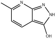 2H-Pyrazolo[3,4-b]pyridin-3-ol, 6-methyl- (9CI) 化学構造式