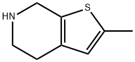 Thieno[2,3-c]pyridine, 4,5,6,7-tetrahydro-2-methyl- (9CI) 化学構造式
