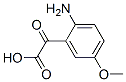 Benzeneacetic acid, 2-amino-5-methoxy-alpha-oxo- (9CI) Struktur