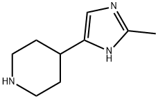 Piperidine,  4-(2-methyl-1H-imidazol-4-yl)-  (9CI) Struktur