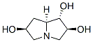 1H-Pyrrolizine-1,2,6-triol, hexahydro-, (1S,2S,6S,7aS)- (9CI) 化学構造式