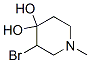4,4-Piperidinediol, 3-bromo-1-methyl- (9CI)|