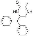 Piperazinone,  6-(diphenylmethyl)-3-methyl-  (9CI) Struktur