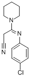 beta-N-Piperidino-beta-(p-chlorophenylimino)propionitrile,75723-40-9,结构式