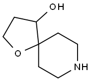 1-Oxa-8-azaspiro[4.5]decan-4-ol (9CI) 结构式