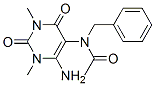 Acetamide,  N-(6-amino-1,2,3,4-tetrahydro-1,3-dimethyl-2,4-dioxo-5-pyrimidinyl)-N-(phenylmethyl)- 结构式