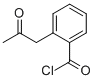 Benzoyl chloride, 2-(2-oxopropyl)- (9CI) Structure
