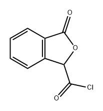 1-Isobenzofurancarbonylchloride,1,3-dihydro-3-oxo-(9CI) 结构式