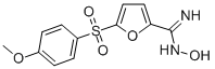 2-Furancarboximidamide, N-hydroxy-5-((4-methoxyphenyl)sulfonyl)-|