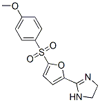 2-[5-(4-methoxyphenyl)sulfonyl-2-furyl]-4,5-dihydro-1H-imidazole,75745-82-3,结构式