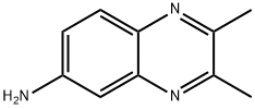 2,3-二甲基-6-喹喔啉胺 结构式