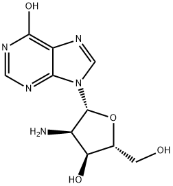 2'-amino-2'-deoxyinosine Struktur