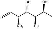 L-岩藻糖胺,7577-62-0,结构式