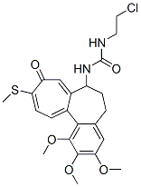 1-(2-Chloroethyl)-3-[10-methylthio-9-oxo-1,2,3-trimethoxy-5,6,7,9-tetrahydrobenzo[a]heptalen-7-yl]urea|