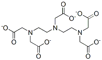 N,N-双[2-[双(羧甲基)氨基]乙基]-甘氨酸钠盐,7578-43-0,结构式