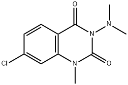 2,4(1H,3H)-Quinazolinedione, 7-chloro-3-(dimethylamino)-1-methyl- Structure