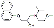 N-(S-methyl)mercaptoethylpropranolol Structure