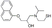 N-mercaptoethylpropranolol 结构式