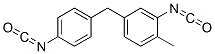 5-(p-isocyanatobenzyl)-o-tolyl isocyanate Structure