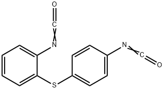 o-[(p-isocyanatophenyl)thio]phenyl isocyanate  Struktur