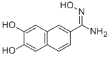 2-Naphthalenecarboximidamide,N,6,7-trihydroxy- Structure