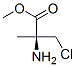 D-Alanine, 3-chloro-2-methyl-, methyl ester (9CI) Structure