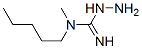 Hydrazinecarboximidamide, N-methyl-N-pentyl- (9CI) Structure