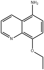 8-乙羟喹啉-5-胺 结构式