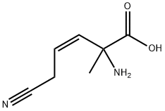 3-Pentenoicacid,2-amino-5-cyano-2-methyl-,(3Z)-(9CI) Struktur