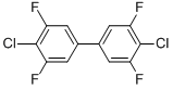 4,4'-Dichloro-3,3',5,5'-tetrafluoro-1,1'-biphenyl Struktur