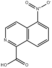 5-硝基异喹啉-1-羧酸, 75795-40-3, 结构式
