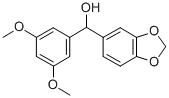(BENZODIOXOL-5-YL)(3,5-DIMETHOXYPHENYL)METHANOL Structure