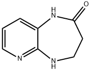1H,2H,3H,4H,5H-pyrido[2,3-b][1,4]diazepin-2-one Struktur