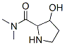 2-Pyrrolidinecarboxamide, 3-hydroxy-N,N-dimethyl- (9CI) 结构式