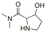 2-Pyrrolidinecarboxamide, 3-hydroxy-N,N-dimethyl- (9CI) 化学構造式