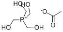 tetrakis(hydroxymethyl)phosphonium acetate Struktur