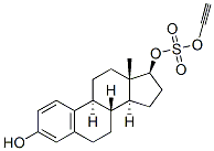 ethinyl estradiol-17-sulfate 结构式