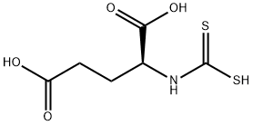 N-(Sodiothiocarbonothioyl)-L-glutamic acid disodium salt 结构式