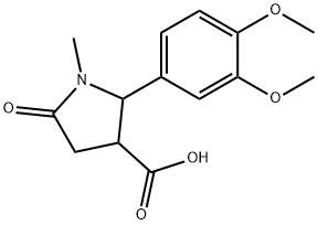 75810-49-0 2-(3,4-DIMETHOXYPHENYL)-1-METHYL-5-OXOPYRROLIDINE-3-CARBOXYLIC ACID