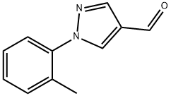 1-(2-methylphenyl)-1H-pyrazole-4-carbaldehyde Struktur