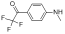 Ethanone, 2,2,2-trifluoro-1-[4-(methylamino)phenyl]- (9CI) 结构式